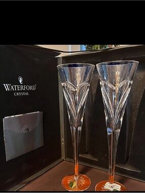 Waterford Crystal Clear Champagne Flute in Gift Box